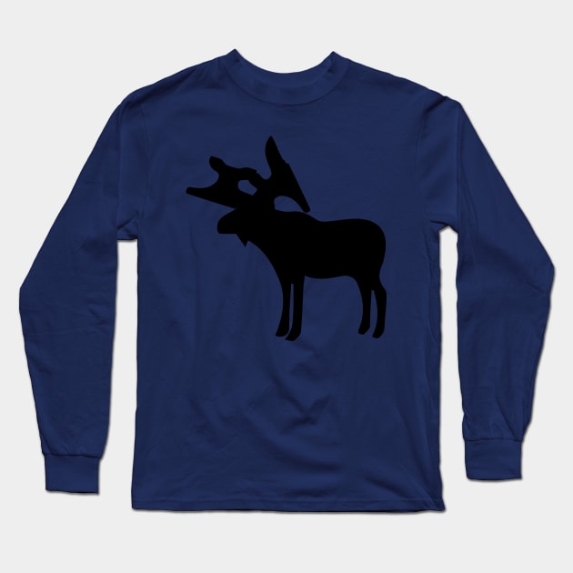 Anvil Moose Long Sleeve T-Shirt by daftvader97